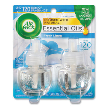 Air Wick® Scented Oil Refill, Fresh Linen, 0.67 Oz, 2-pack freeshipping - TVN Wholesale